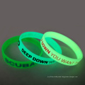 Custom Luminous Silicone Bracelet, Glow In Dark Silicone Bracelet